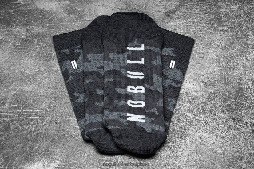 NOBULL chaussettes d'équipage (camo) anthracite88R8PT2921