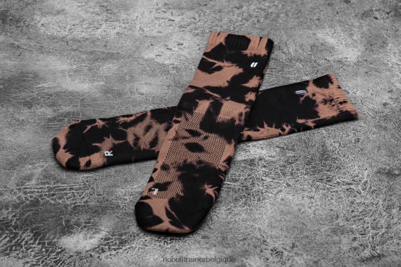 NOBULL chaussettes ras du cou (tie-dye) noir88R8PT2935