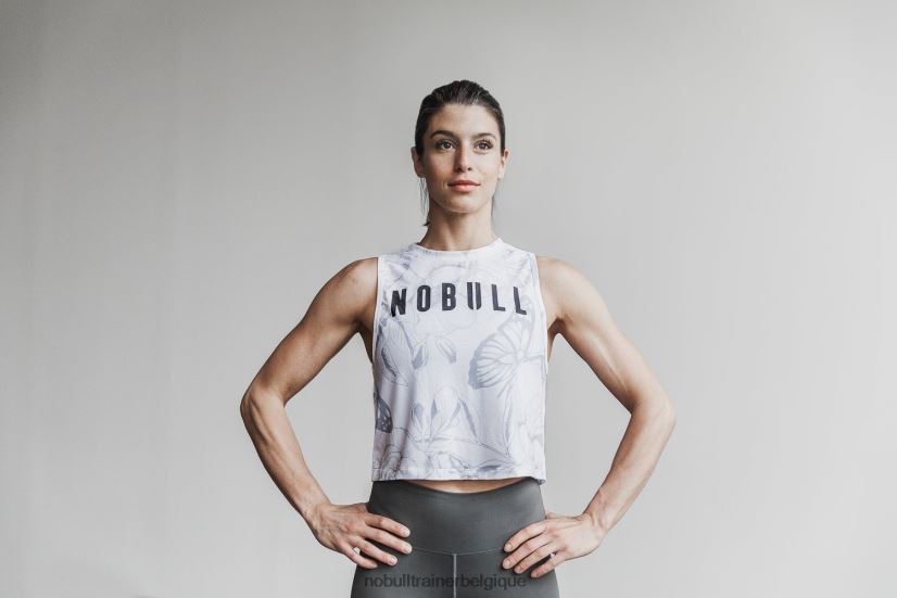 NOBULL débardeur musculaire femme (papillon) gris88R8PT1815