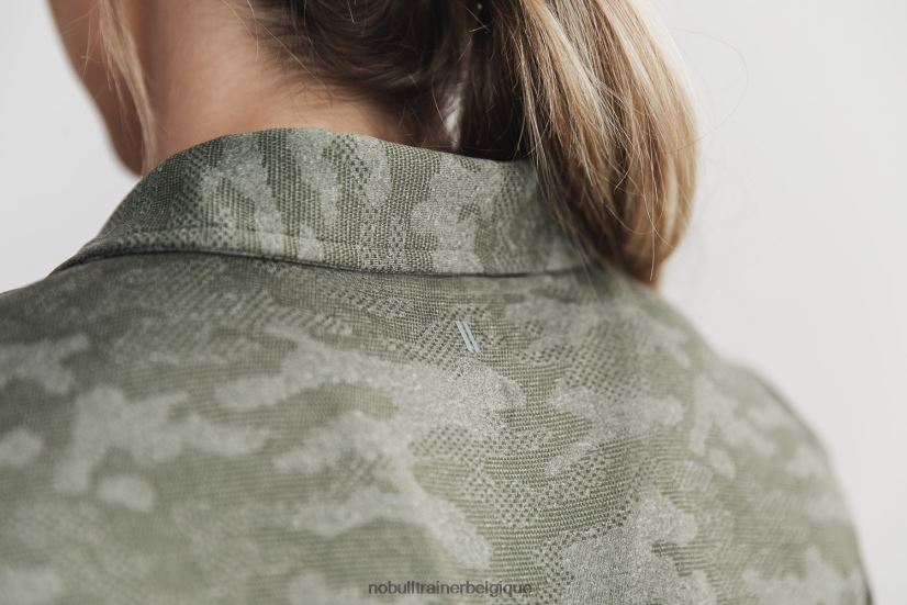 NOBULL polo texturé léger (camo) femme army88R8PT1780