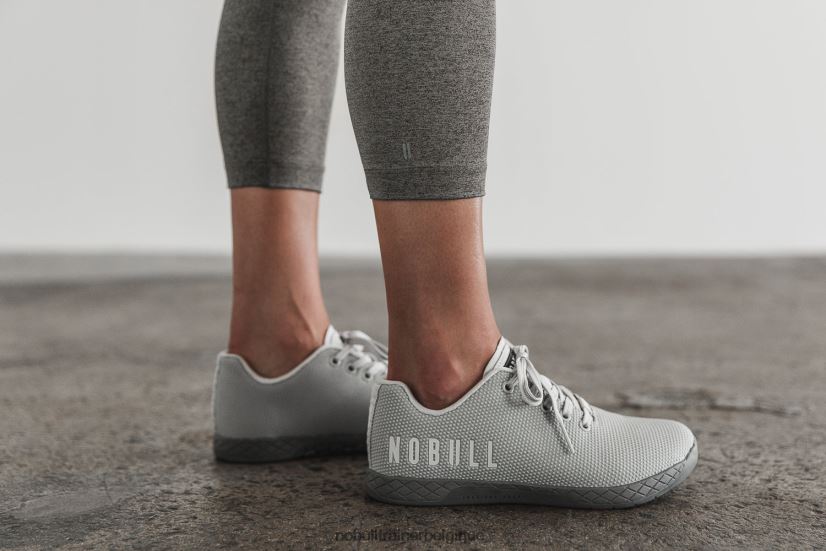 NOBULL crop taille haute (peluche chiné) gris88R8PT2294