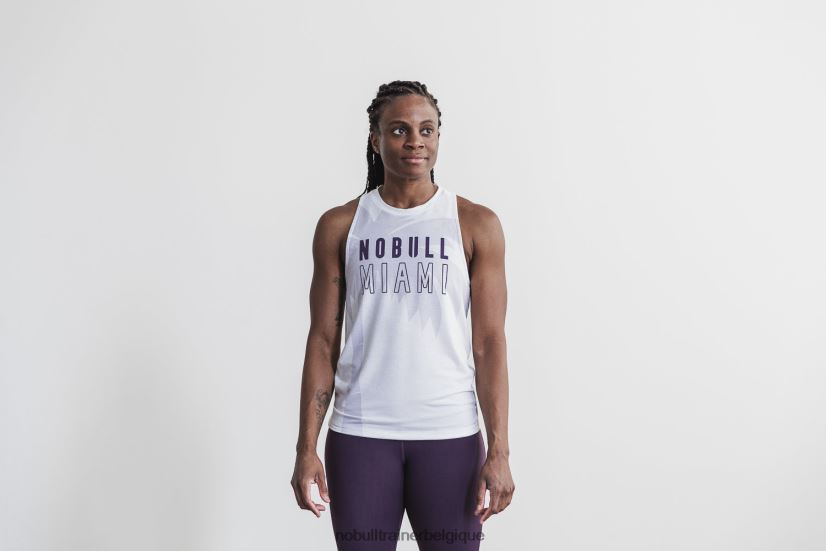 NOBULL débardeur col montant femme (miami palm) violet88R8PT2759