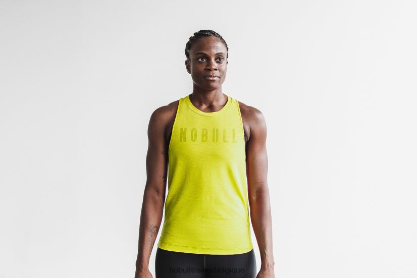 NOBULL débardeur col montant femme (néon) jaune88R8PT2583