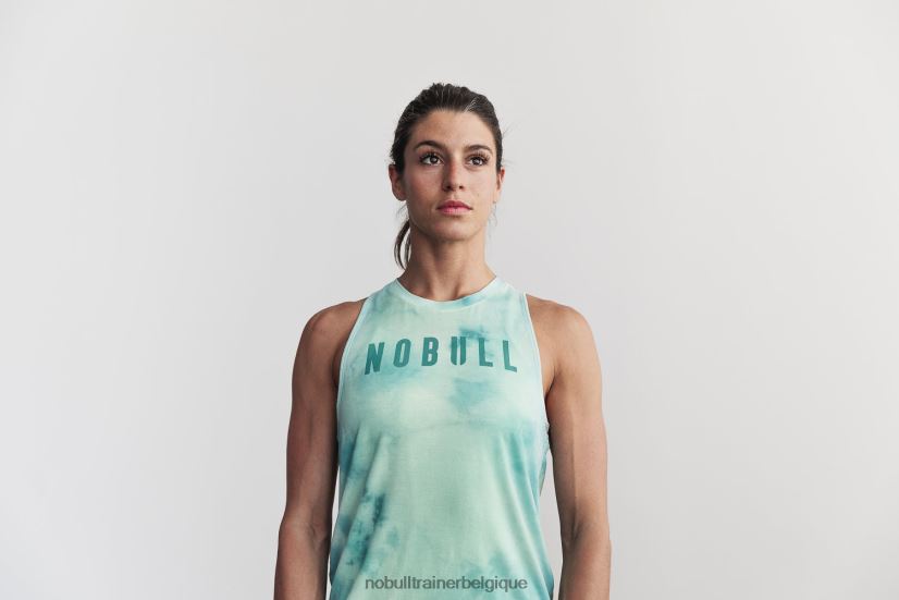 NOBULL débardeur col montant femme (tie-dye) vanille & aqua88R8PT2015