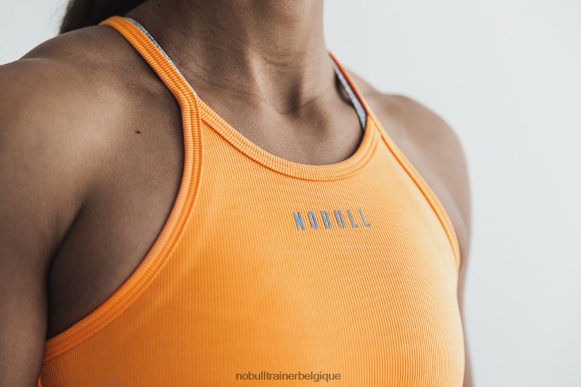 NOBULL débardeur licou (nervuré fluo) orange88R8PT2385