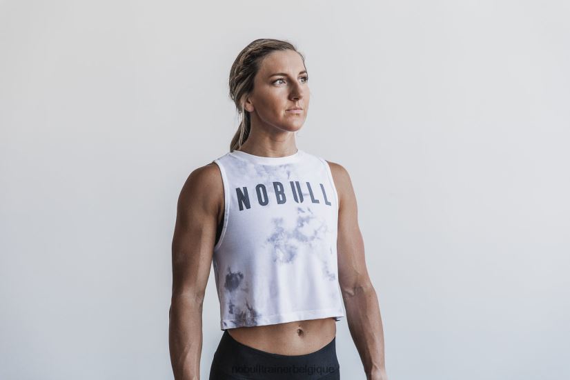 NOBULL débardeur muscle femme (tie-dye) blanc & nuage88R8PT2061