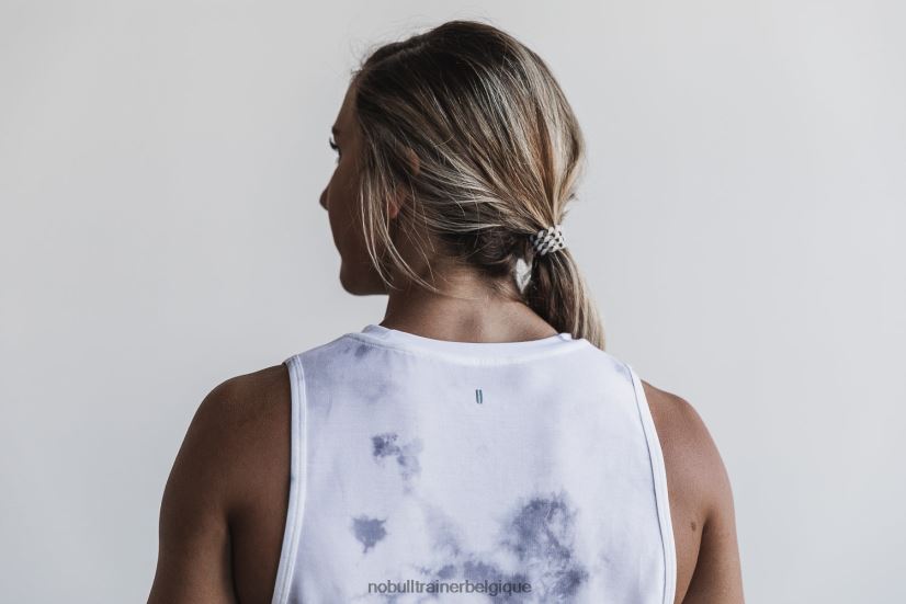 NOBULL débardeur muscle femme (tie-dye) blanc & nuage88R8PT2061