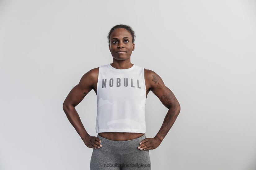 NOBULL débardeur musculaire femme (camo) blanc88R8PT2608