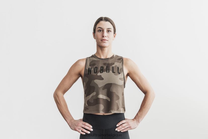 NOBULL débardeur musculaire pour femme (camo) foncé88R8PT2606