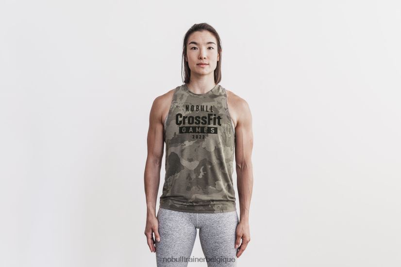 NOBULL jeux crossfit femme 2022 débardeur col montant rock88R8PT1995