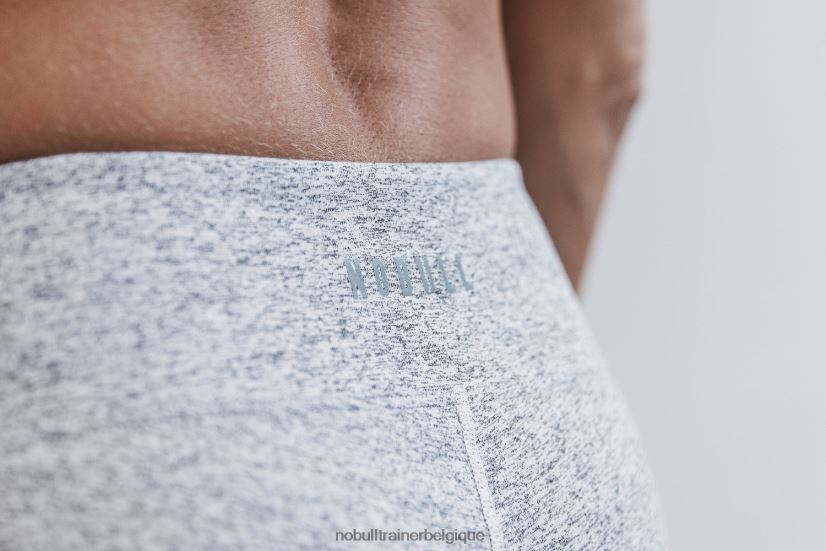 NOBULL short 2 (peluche chiné) blanc88R8PT2246