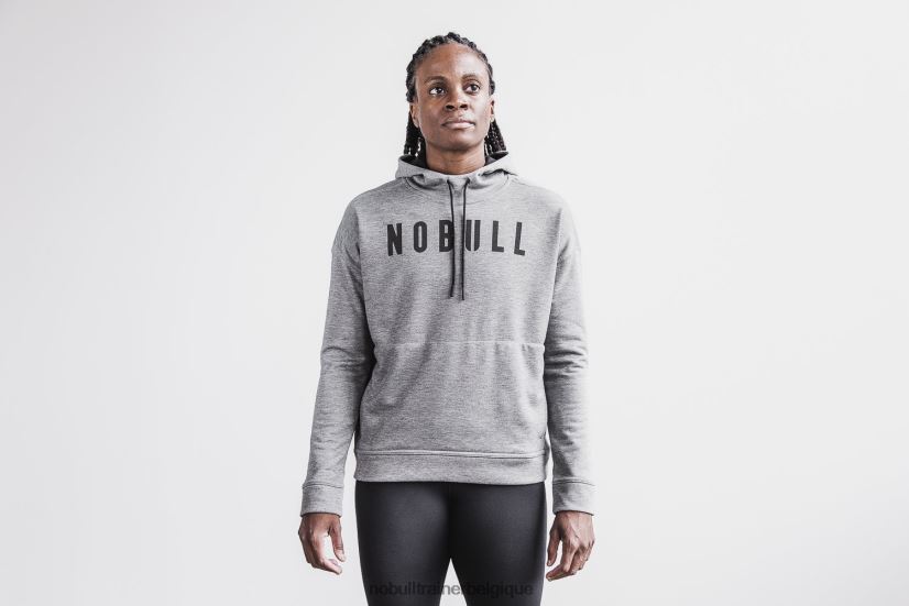 NOBULL sweat à capuche femme gris88R8PT1942