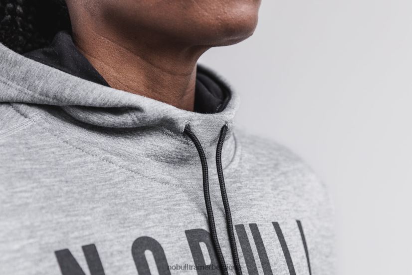 NOBULL sweat à capuche femme gris88R8PT1942