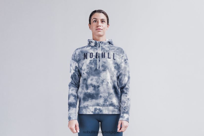 NOBULL sweat à capuche femme (tie-dye) blanc88R8PT2096