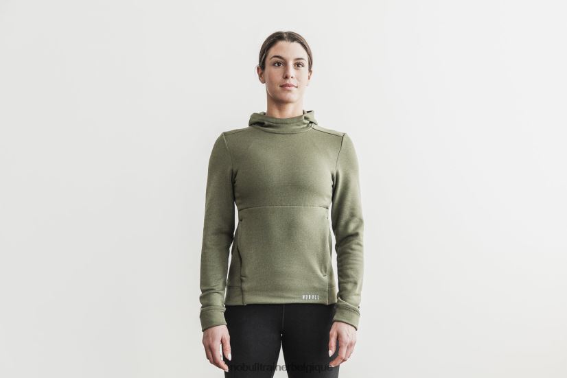 NOBULL sweat à capuche performance pour femme army88R8PT2513