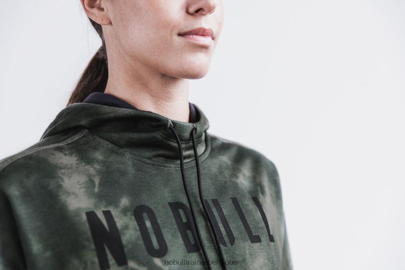 NOBULL sweat à capuche pour femme (tie-dye) army88R8PT2097