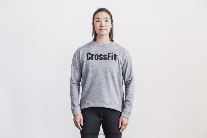 NOBULL sweat ras du cou crossfit femme gris88R8PT2252