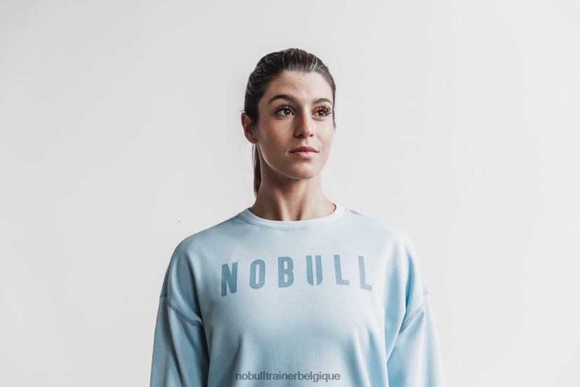 NOBULL sweat-shirt ras du cou pour femme glace88R8PT1970