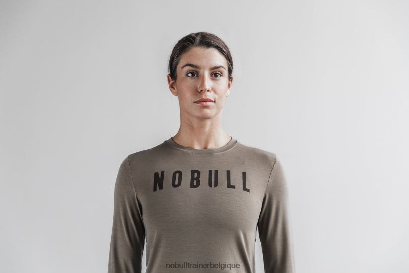 NOBULL t-shirt à manches longues pour femmes foncé88R8PT2373