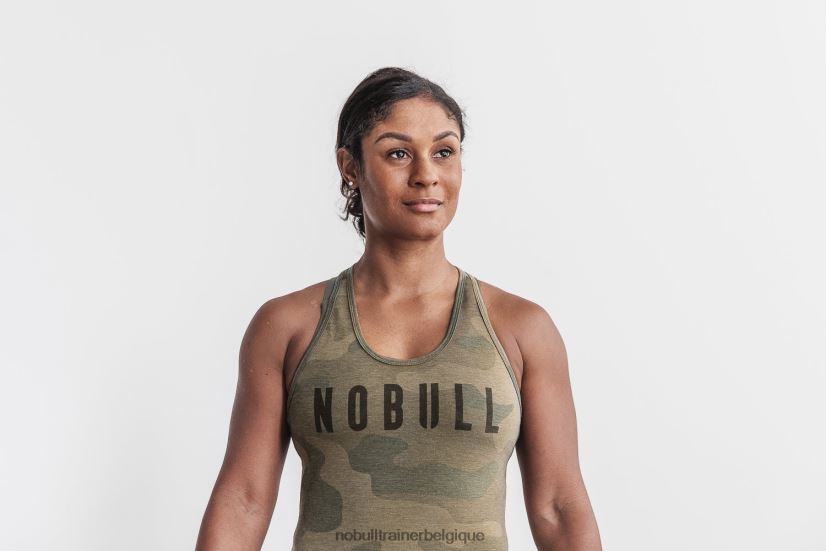 NOBULL tank à dos nageur pour femme (camo) army88R8PT2231