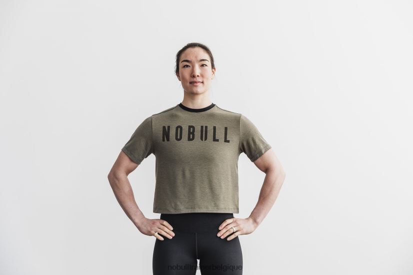 NOBULL tee-shirt boxy femme army88R8PT2277