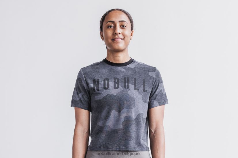 NOBULL tee-shirt boxy pour femme (camo) anthracite88R8PT2360