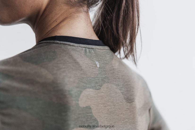 NOBULL tee-shirt boxy pour femme (camo) army88R8PT2362