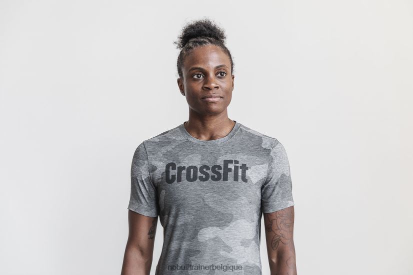 NOBULL tee-shirt crossfit femme (camo) gris88R8PT2681