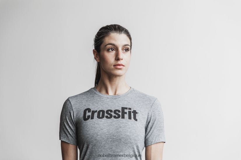 NOBULL tee-shirt crossfit femme gris88R8PT2713