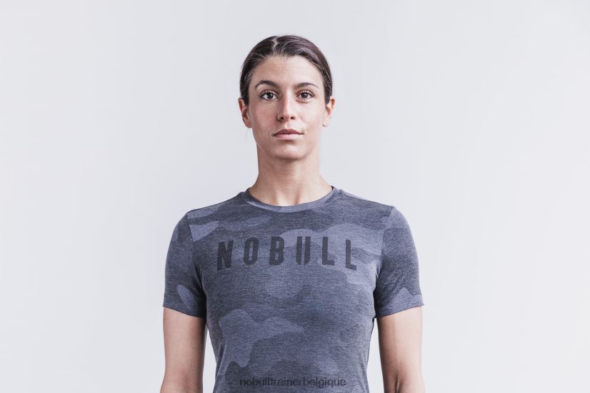 NOBULL tee-shirt femme (camo) anthracite88R8PT2690