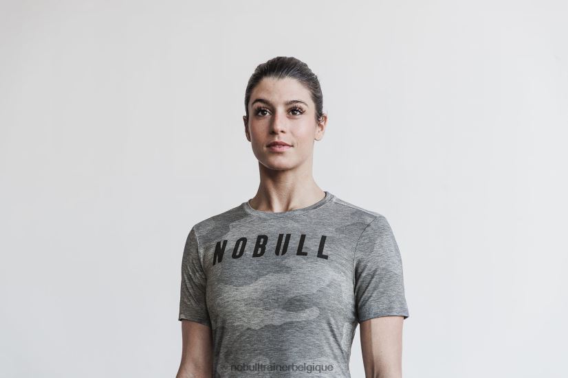 NOBULL tee-shirt femme (camo) gris88R8PT2691