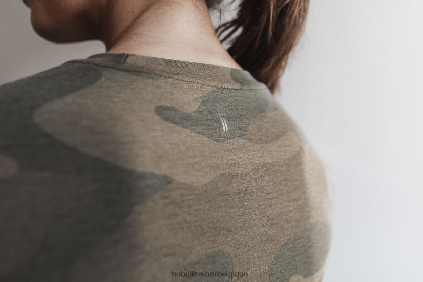 NOBULL tee-shirt à manches longues pour femmes (camo) army88R8PT2539