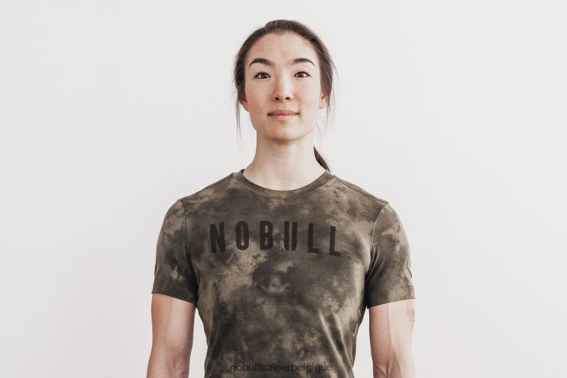 NOBULL tee-shirt pour femme (tie-dye) armée88R8PT2102