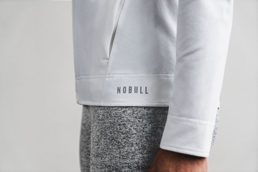 NOBULL veste zippée en sergé pour femme blanc88R8PT2778