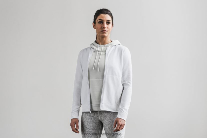 NOBULL veste zippée en sergé pour femme blanc88R8PT2778