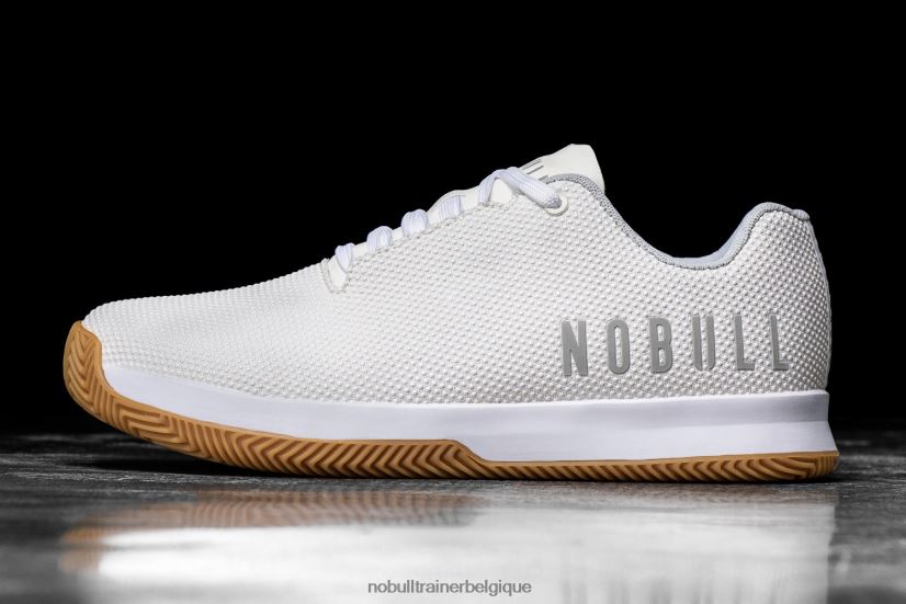 NOBULL baskets de tennis pour hommes blanches88R8PT556