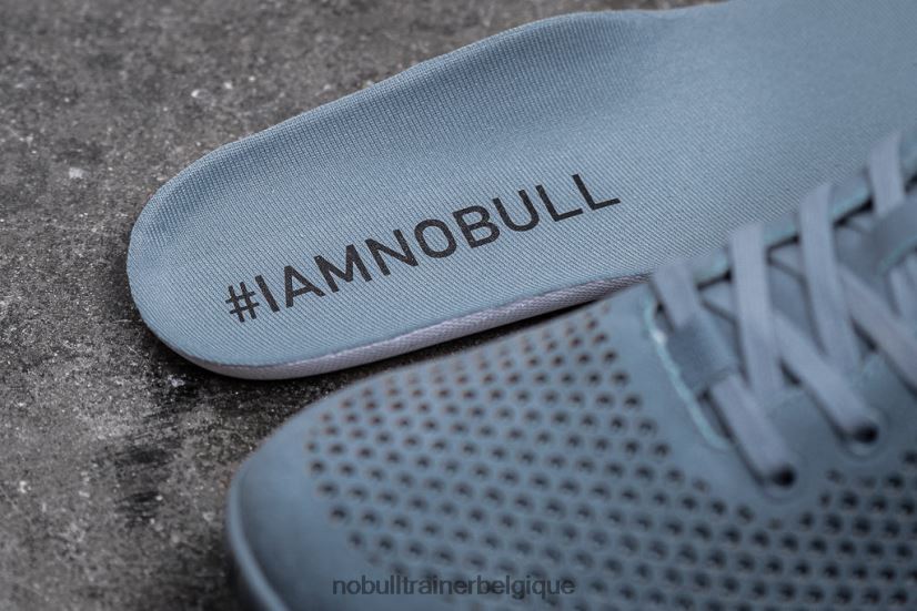 NOBULL basket en daim pour hommes acier88R8PT178