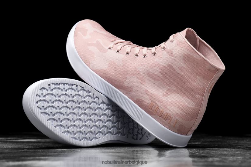 NOBULL basket montante en toile pour homme rose88R8PT51