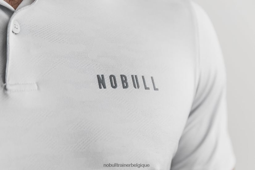 NOBULL polo texturé léger (camo) pour hommes frost88R8PT578