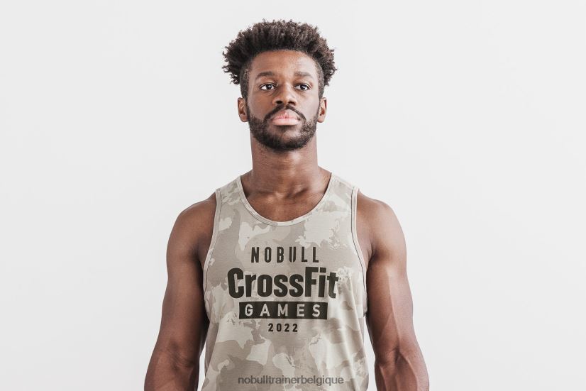 NOBULL débardeur crossfit games 2022 homme taupe88R8PT701