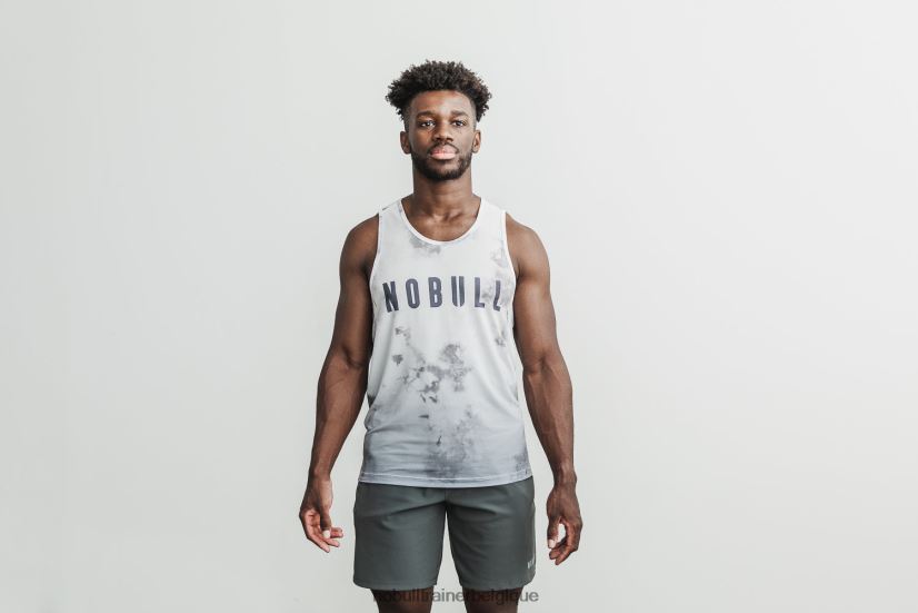 NOBULL débardeur homme (dip-dye) blanc & nuage88R8PT1127