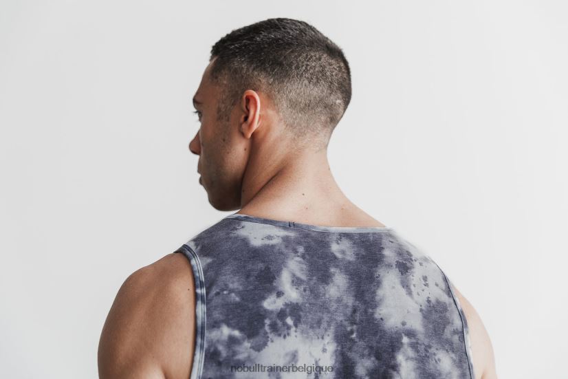 NOBULL débardeur homme (tie-dye) blanc & noir88R8PT817