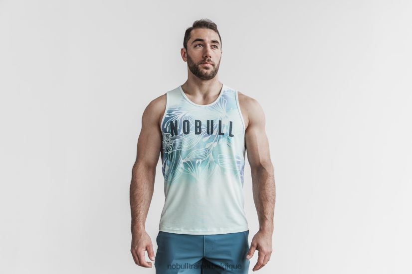 NOBULL débardeur pour hommes (aquarelle florale) brume88R8PT896