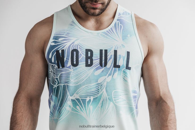 NOBULL débardeur pour hommes (aquarelle florale) brume88R8PT896