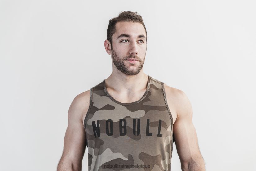 NOBULL débardeur pour hommes (camo) foncé88R8PT1036