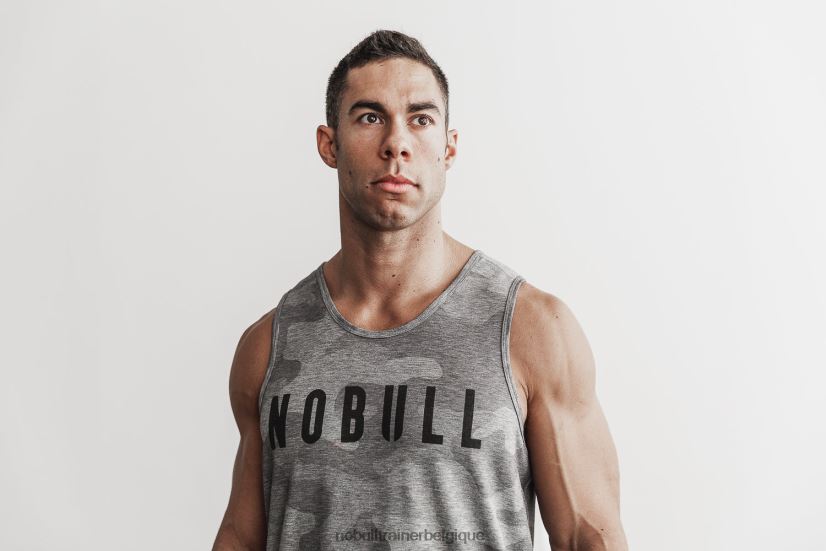 NOBULL débardeur pour hommes (camo) gris88R8PT1037