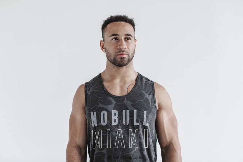 NOBULL débardeur pour hommes (miami) charbon88R8PT1207