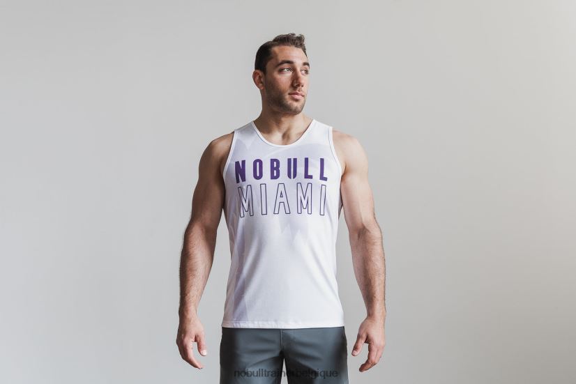 NOBULL débardeur pour hommes (miami palm) violet88R8PT1192