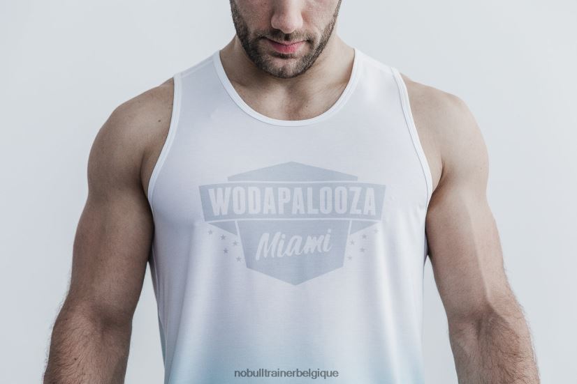 NOBULL débardeur wodapalooza pour hommes (dip-dye) bleu88R8PT1015