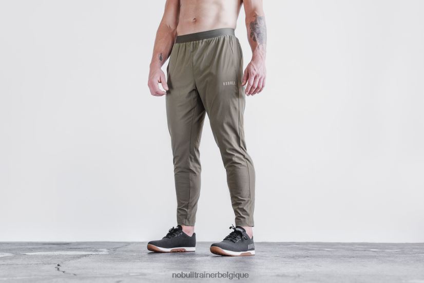 NOBULL pantalon de jogging tissé léger pour hommes army88R8PT748